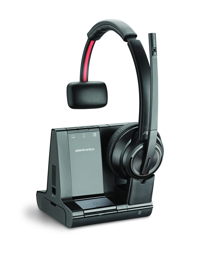 POLY W8210-M Bluetooth Black Wireless MSFT Headset | 207322-02 Headset Poly