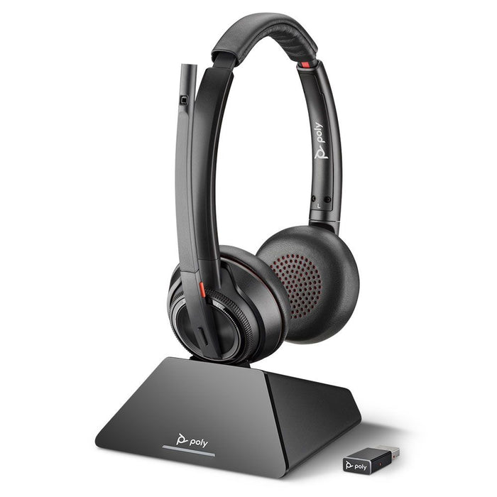 Poly Savi W8220/A Wireless Black Headset Headset Poly