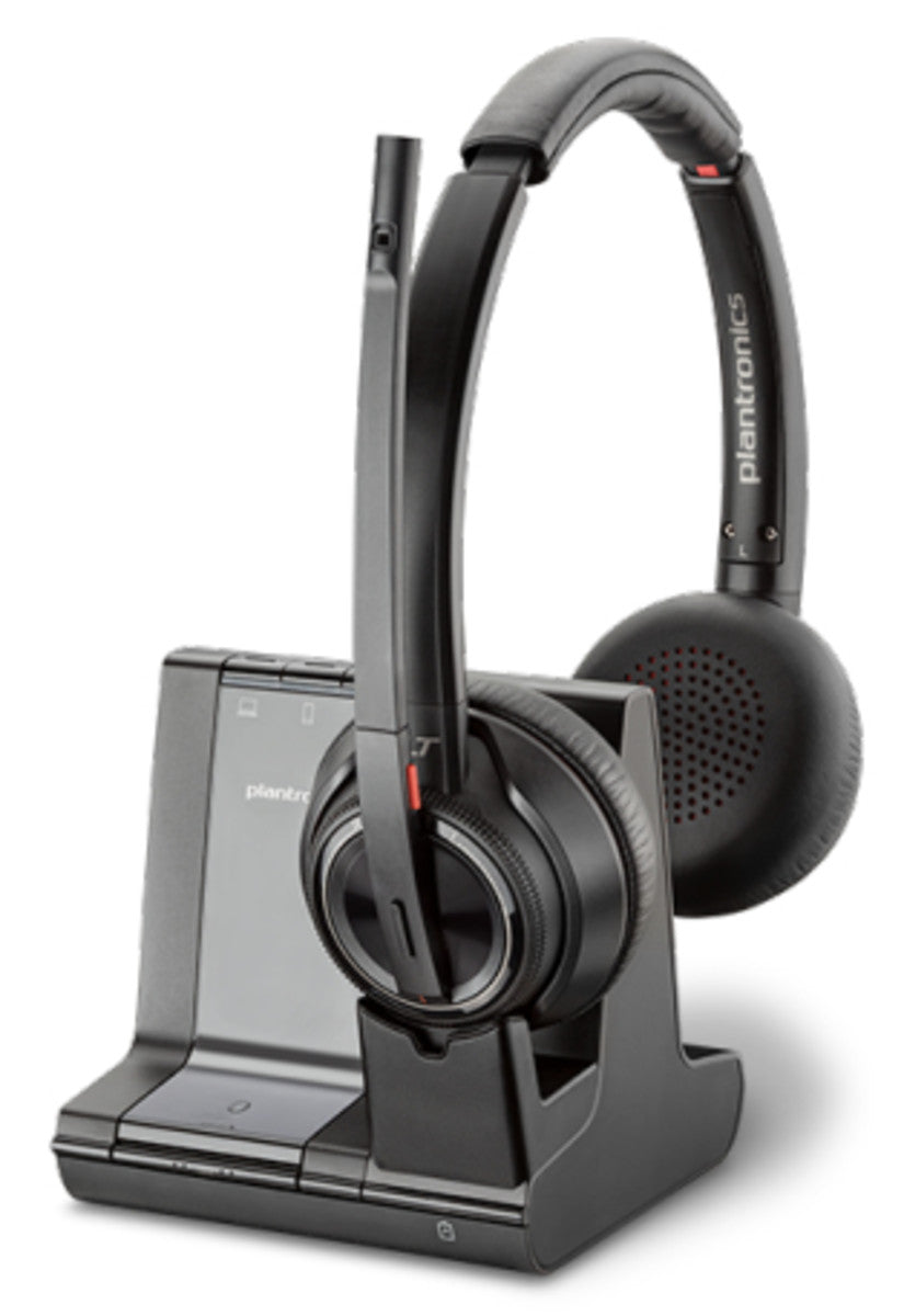 Poly Savi W8220-M Wireless Black Headset Headset Poly