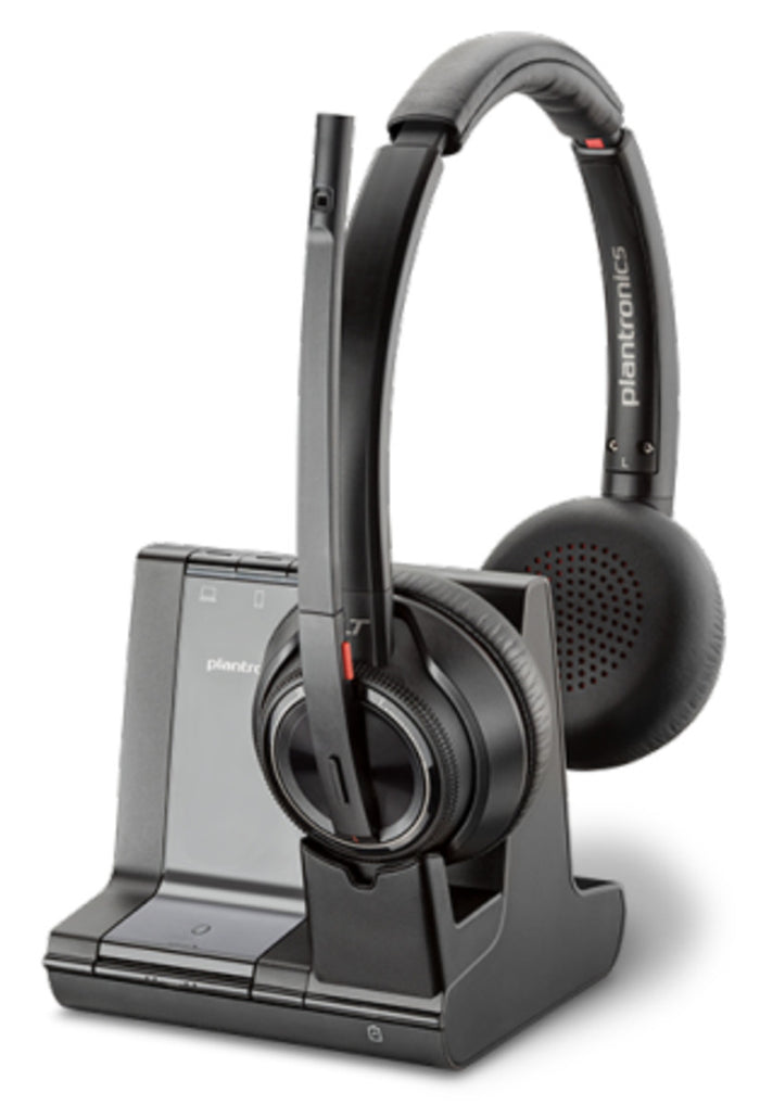 Poly Savi W8220-M Wireless Black Headset Headset Poly