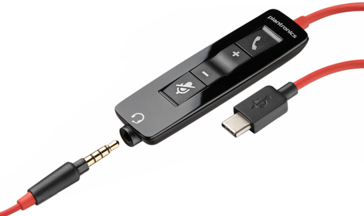 Poly Blackwire 5210 USB Type-C Wired Headset | 207587-201 Headset Poly