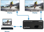 Manhattan 4K@60Hz 2-Port HDMI Splitter with Downscaling | 207614 Splitter Manhattan