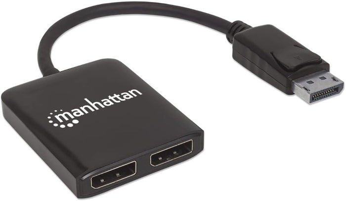 Manhattan DisplayPort to Dual DisplayPort - MST Hub | 207768 Splitter Manhattan