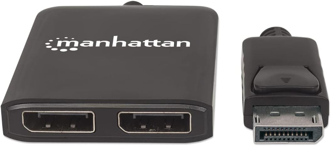 Manhattan DisplayPort to Dual DisplayPort - MST Hub | 207768 Splitter Manhattan