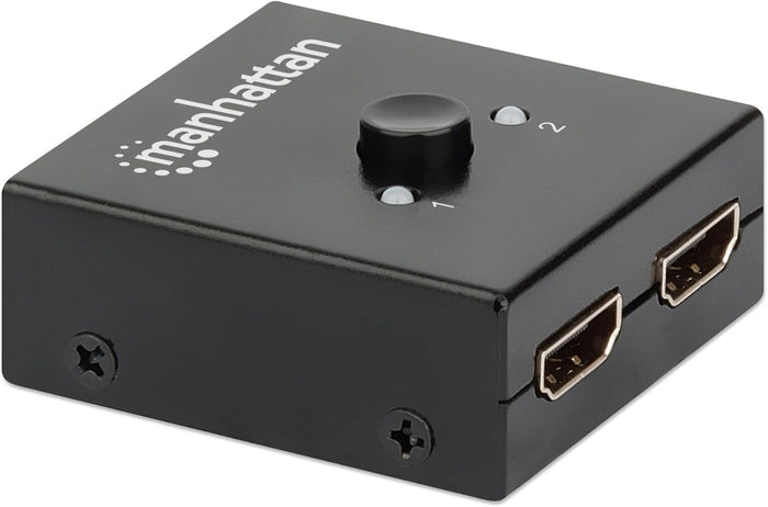 Manhattan 4K@60Hz Bi-Directional 2-Port HDMI Switch | 207850 Video Switch Manhattan