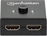 Manhattan 4K@60Hz Bi-Directional 2-Port HDMI Switch | 207850