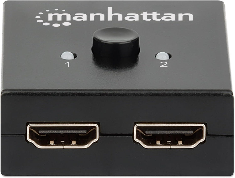 Manhattan 4K@60Hz Bi-Directional 2-Port HDMI Switch | 207850 Video Switches Manhattan
