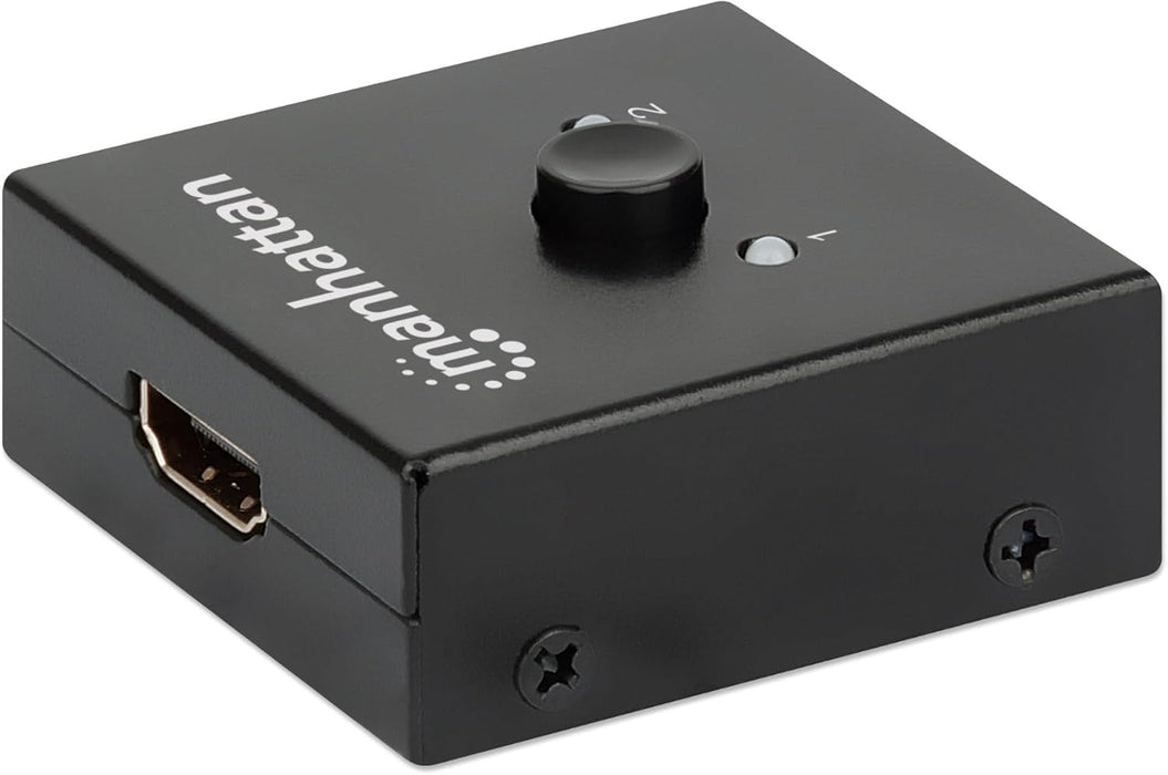 Manhattan 4K@60Hz Bi-Directional 2-Port HDMI Switch | 207850 Video Switches Manhattan