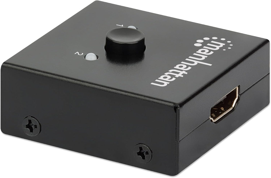 Manhattan 4K@60Hz Bi-Directional 2-Port HDMI Switch | 207850 Video Switches Manhattan