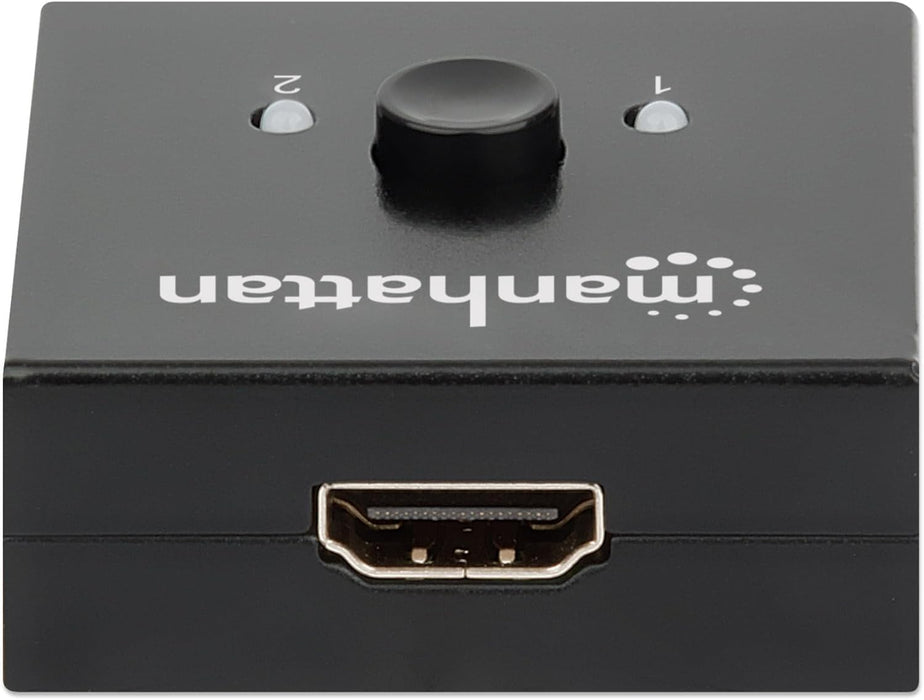 Manhattan 4K@60Hz Bi-Directional 2-Port HDMI Switch | 207850 Video Switches Manhattan