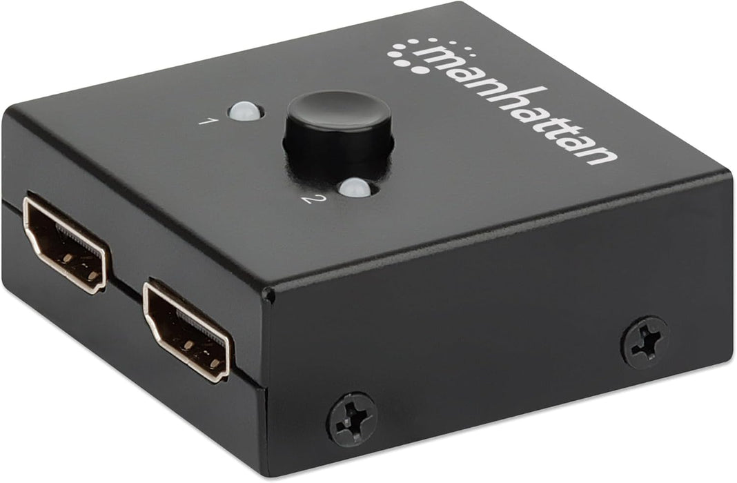 Manhattan 4K@60Hz Bi-Directional 2-Port HDMI Switch | 207850 Video Switches Manhattan