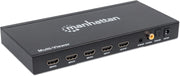 Manhattan 1080p 4-Port HDMI Multiviewer Switch | 207881 Video Switch Manhattan