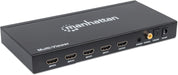 Manhattan 1080p 4-Port HDMI Multiviewer Switch | 207881 Video Switches Manhattan