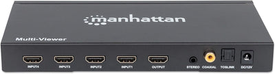 Manhattan 1080p 4-Port HDMI Multiviewer Switch | 207881 Video Switches Manhattan