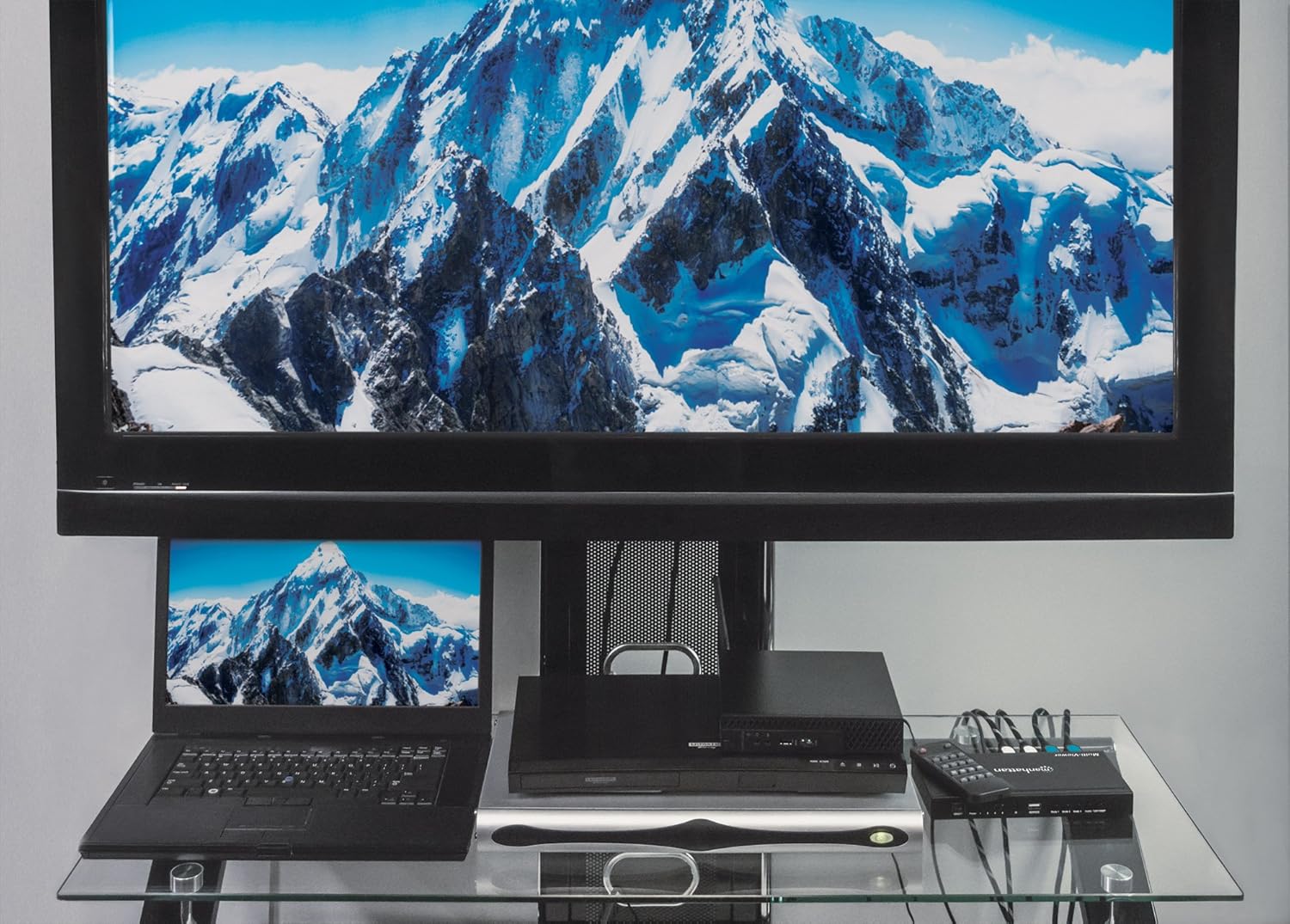 Manhattan 1080p 4-Port HDMI Multiviewer Switch | 207881 Video Switch Manhattan