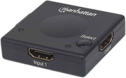 Manhattan 207911 2-Port HDMI Switch | 1080p | Auto & Manual Switching Video Switch Manhattan