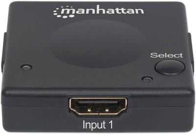 Manhattan 207911 2-Port HDMI Switch | 1080p | Auto & Manual Switching Video Switches Manhattan