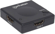 Manhattan 207911 2-Port HDMI Switch | 1080p | Auto & Manual Switching Video Switch Manhattan