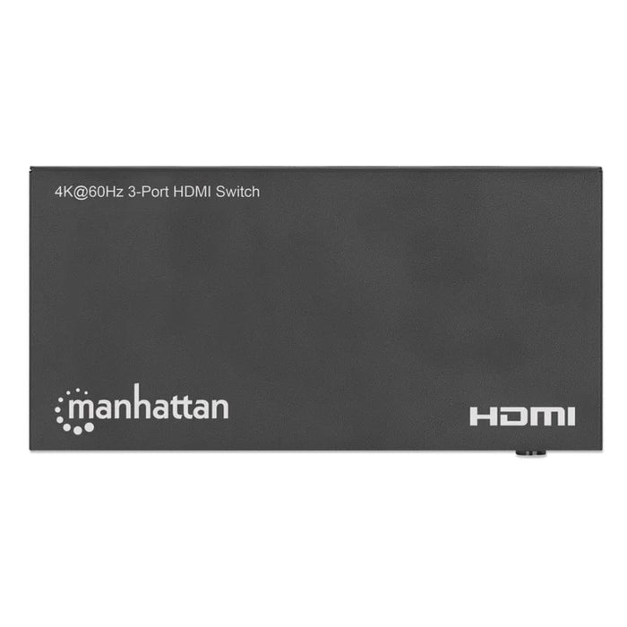 Manhattan 4K@60Hz 3-Port HDMI Switch | 208222 Video Switches Manhattan