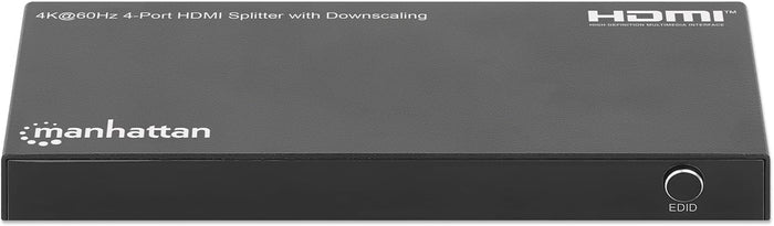 Manhattan 4K@60Hz 4-Port HDMI Splitter with Downscaling | 208369 Splitter Manhattan