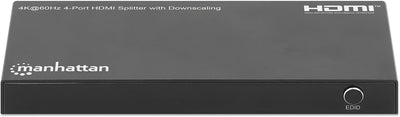 Manhattan 4K@60Hz 4-Port HDMI Splitter with Downscaling | 208369 Video Splitter Manhattan