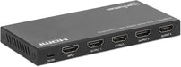 Manhattan 4K@60Hz 4-Port HDMI Splitter with Downscaling | 208369 Video Splitter Manhattan