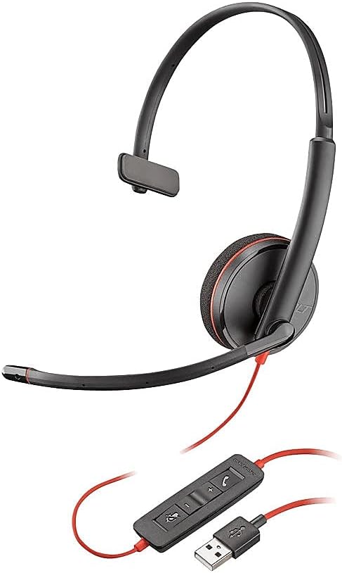 Poly Blackwire C3210 Mono USB Type-A Headset | 209744-104 Headset Poly