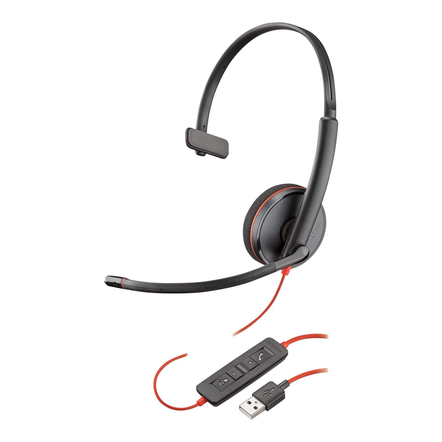POLY Blackwire 3210 Wired USB Type-A Headset | 209744-22 Headset Poly