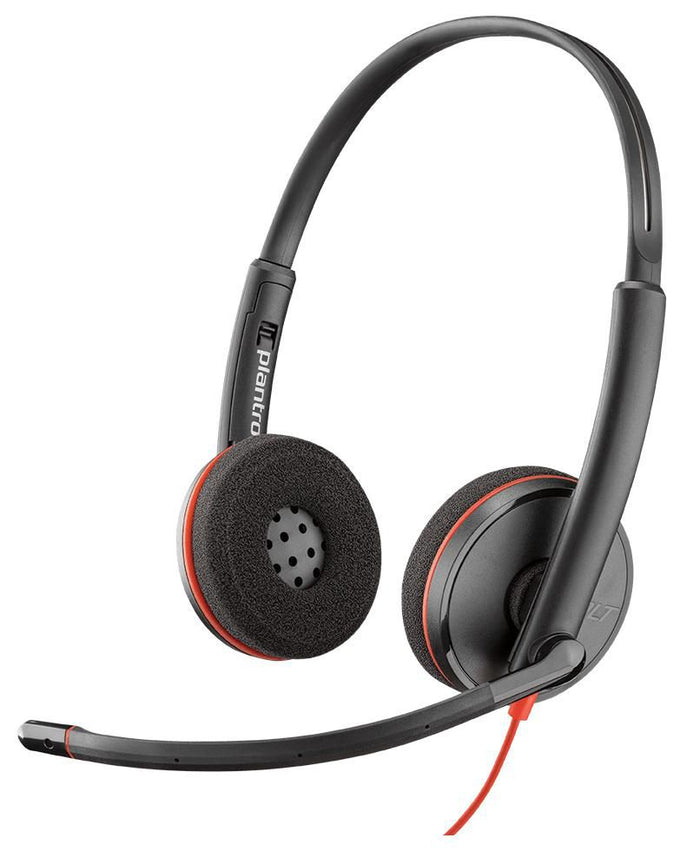 Poly Blackwire 3220 USB Type-A Wired Headset | 209745-22 Headset Poly