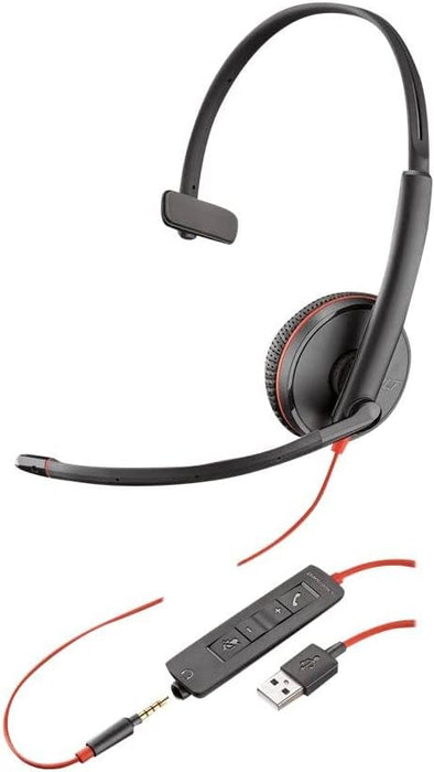 POLY Blackwire 3215 Wired USB Type-A Headset | 209746-22 Headset Poly