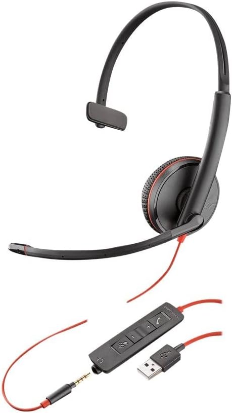 POLY Blackwire 3215 Wired USB Type-A Headset | 209746-22 Headset Poly