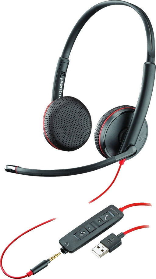 Poly Blackwire 3225 USB Type-A Wired Headset