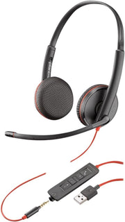 Poly Blackwire 3225 USB Type-A Wired Headset | 209747-22 Headset Poly