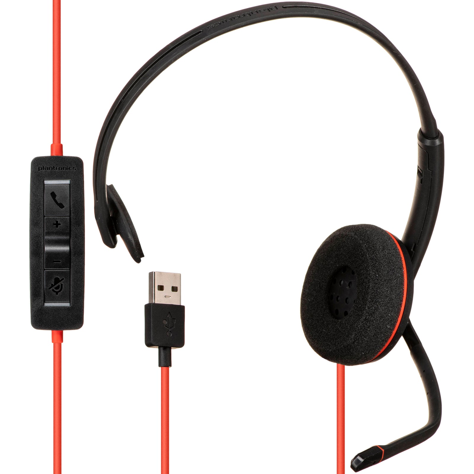 Poly Blackwire C3210 Wired Black Headset Headset Poly