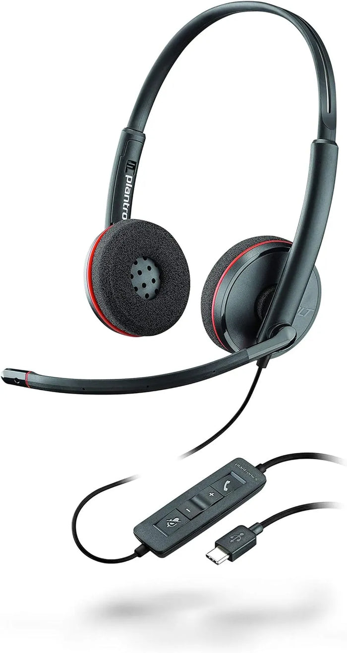 Poly Blackwire C3220 USB Type-C Wired Headset | 209749-104 Headset Poly