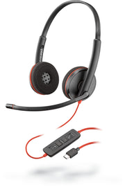 Poly Blackwire C3220 Wired Black Headset | 209749-201 Headset Poly