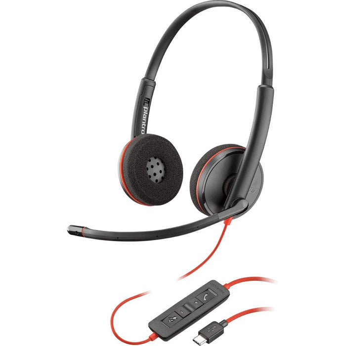 POLY Blackwire 3220 Wired USB Type-C Headset | 209749-22 Headset Poly