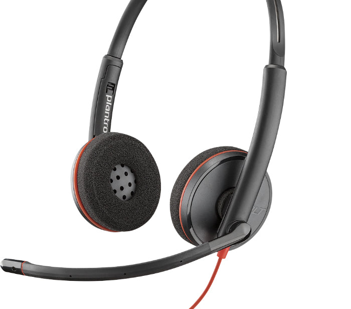 Poly Blackwire C3215 Wired Black Headset Headset Poly