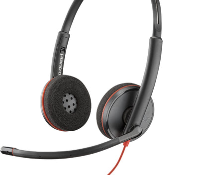 Poly Blackwire C3215 Wired Black Headset Headset Poly
