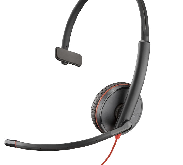 Poly Blackwire C3215 Wired Black Headset Headset Poly