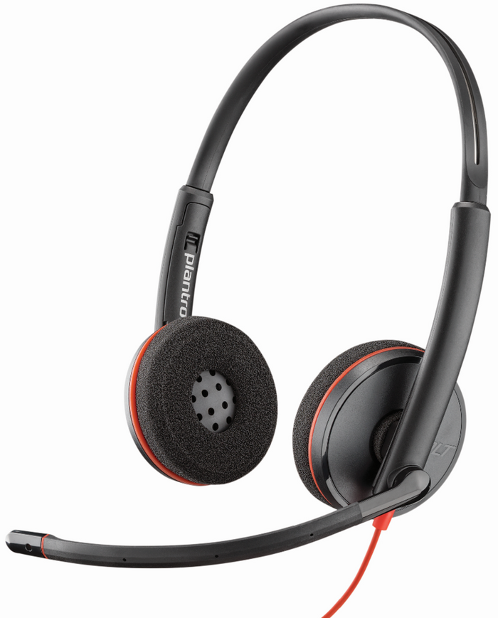 POLY Blackwire 3225 Wired USB Type-C Black Headset | 209751-22 Headset Poly