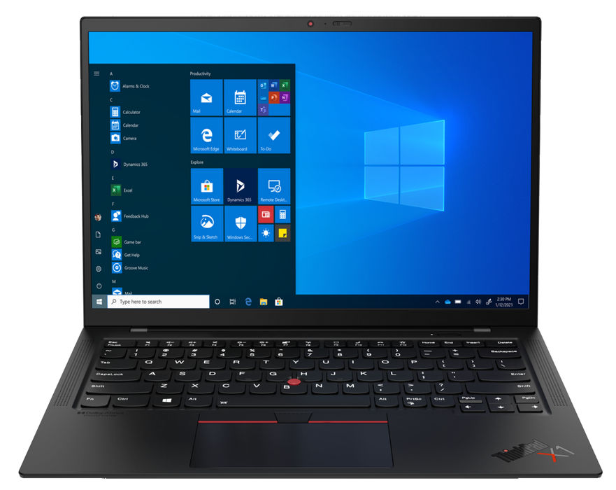 Lenovo ThinkPad X1 Carbon Intel® Core™ i5-1135G7 14" 8 GB RAM 256 GB SSD Windows 10 Pro Laptop