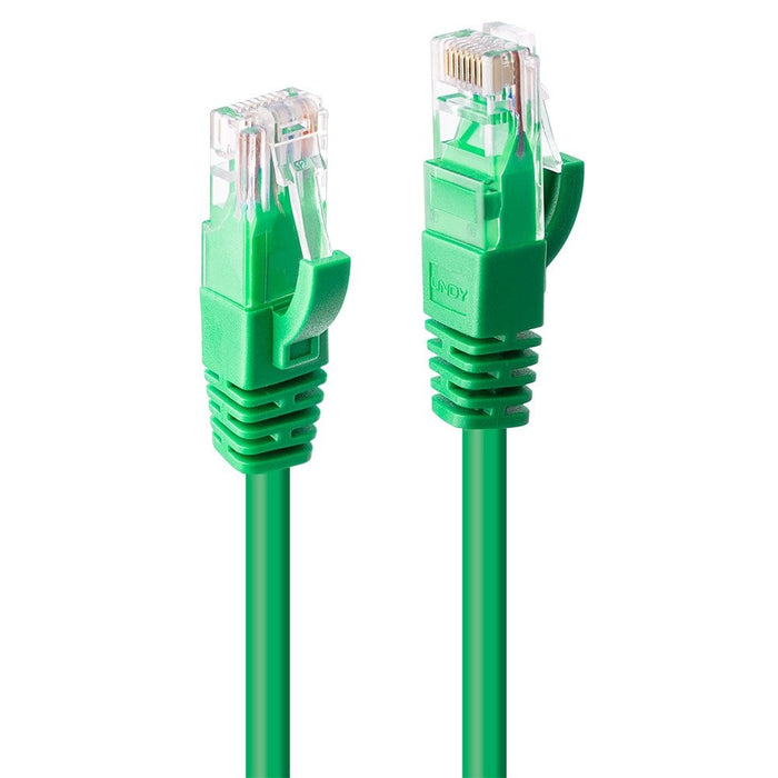 Lindy 20m Cat.6 U/UTP Network Cable, Green | 48054 Network Cable Lindy