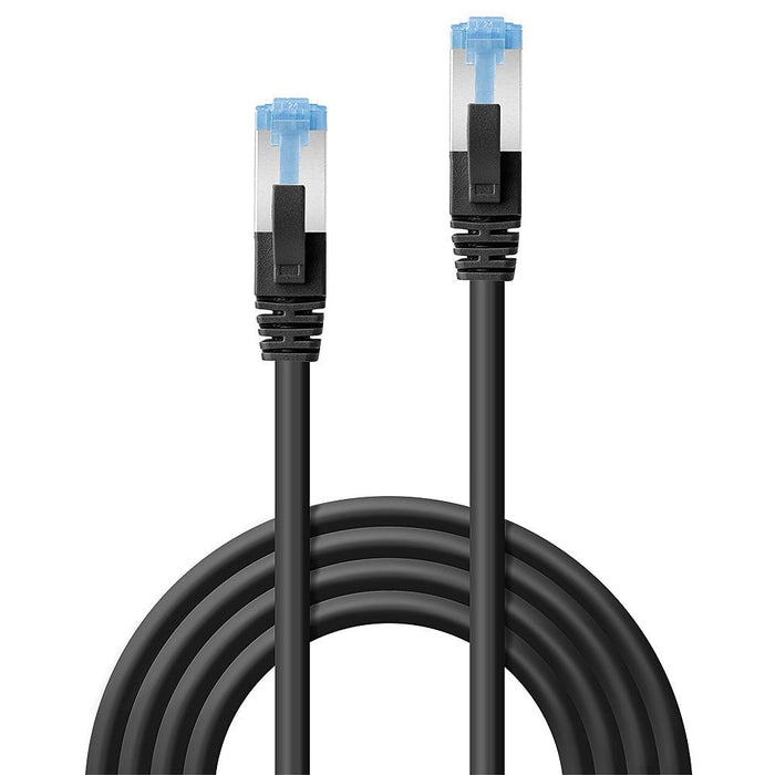 Lindy 20m CAT6a S/FTP LS0H Snagless Gigabit Network Cable, Black | 47185 Network Cable Lindy