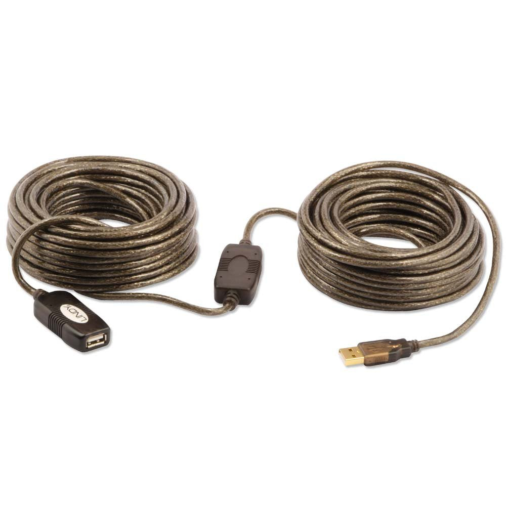 Lindy 20m USB 2.0 Active Extension | 42631 USB Cable Lindy