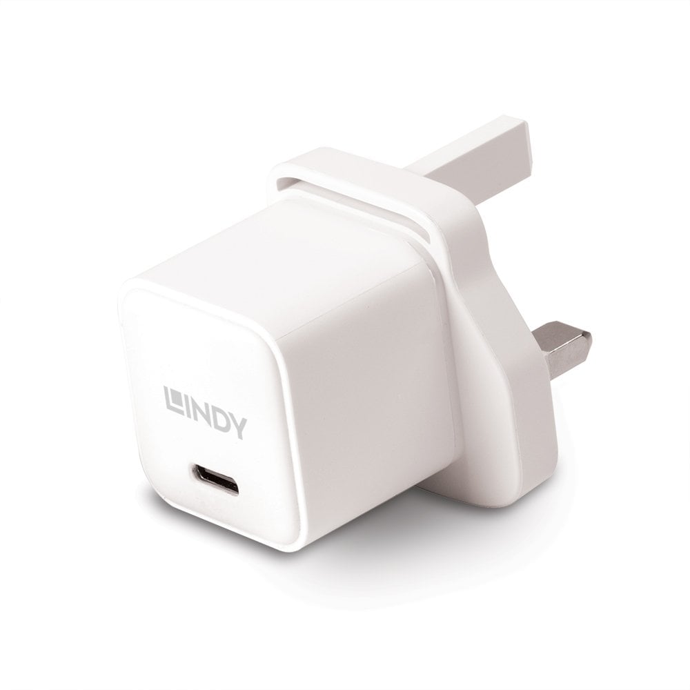 Lindy 20W USB Type C GaN Charger | 73411 Power & Charging Lindy