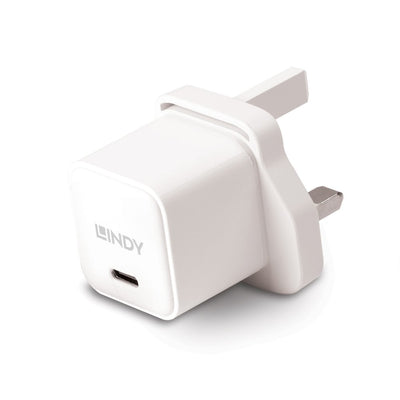 Lindy 20W USB Type C GaN Charger | 73411 Smart Device Chargers Lindy