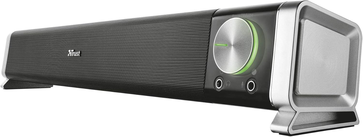 Trust 21046 Asto Sound Bar Speaker for PC and TV Speaker Trust
