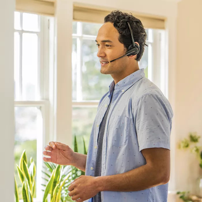 Poly 8240 Office Wireless Black Headset Headset Poly