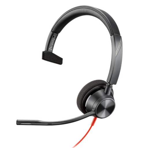 POLY 3315 Wired USB Type-A Black Headset | 213936-01